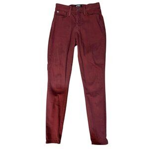 Levi’s Burgundy High Rise Super Skinny Jeans